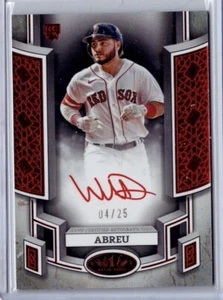 Wilyer Abreu RC SP Red Ink Auto /25 Red Parallel Red Sox 2024 Topps Tier One - Bild 1 von 1