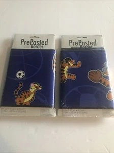2 Packs Of Disney Tigger Wall Paper Borders Entitled TIGGER VARSITY New Prepaste - Picture 1 of 5