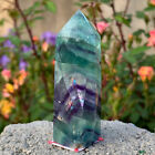 67G Natural colour Fluorite Crystal obelisk crystal wand healing stan