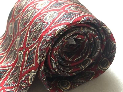 HANOVER SQUARE Silk MADE IN USA Men's Neck Tie 3.75” x 58” N316 - Image 1 of 4