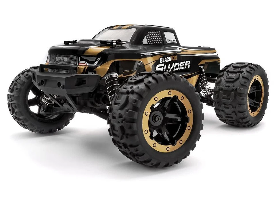 Blackzon Slyder MT 1/16 4WD Electric Monster Truck - Gold BZN540101 - Image 1 of 4