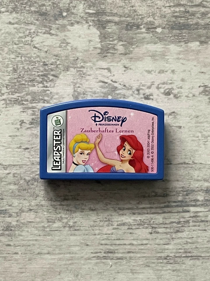 Leapster Leapfrog Spiel Walt Disney Prinzessinen Zauberhaftes Lernen Rarität - Bild 1 von 1