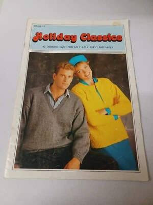 Holiday Classics C 2. 12 Great Family Knits in 4 Yarn Weights    A199 - Image 1 of 4