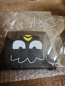 Mini bolsa con cremallera Sanrio "Bad Badtz-Maru" patrón de cara negra - Imagen 1 de 3