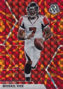 🏈 2020 PANINI MOSAIC ORANGE REACTIVE - MICHAEL VICK #17 ATLANTA FALCONS - Picture 1 of 1