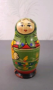 Single Soviet Russian Nesting Doll Made in USSR Collectable Approx 5" - Picture 1 of 11