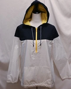 NEW Talbots WINDBREAKER Sz XL Navy/White/Yellow NWT $99 - Picture 1 of 5
