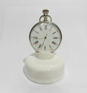 WHITE China Pocket watch stand holder display stand /choice of 2 colours & sizes - Picture 1 of 16