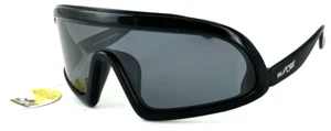 Vintage Sunjet By Carerra 5250 sunglasses made in Austria 1970s black ski/sports - Picture 1 of 9