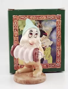 Royal Doulton Snow White & The Seven Dwarfs Bashful's Melody SW18 Mint in Box - Foto 1 di 4