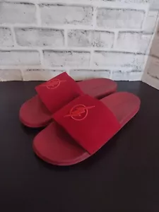 STNDRD Standard Monaco Justice League DC Comics Flash Red Mens Slides Sandals 13 - Picture 1 of 8