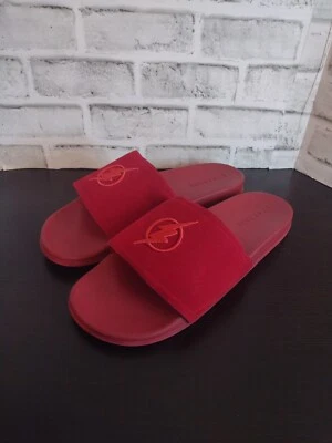 STNDRD Standard Monaco Justice League DC Comics Flash Red Mens Slides Sandals 13 - Image 1 of 4