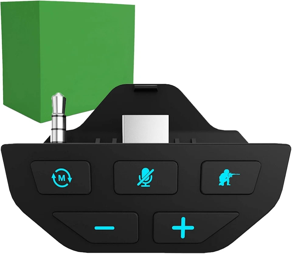 Stereo Headset Adapter Audio Mic Headphone Converter for Xbox One/X/S Controller - Image 1 of 4
