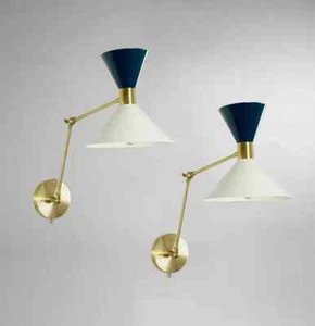 Sputnik Wall Light Sconce 1950 Mid Stilnovo Italian Wall Century Italian Modern - Picture 1 of 9