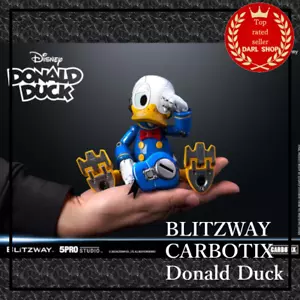 BLITZWAY CARBOTIX Donald Duck Disney Movable Figure Painted Robot NEW CBP - Picture 1 of 7