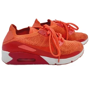 Nike Air Max 90 Ultra 2.0 Flyknit talla 8 blanco carmesí brillante usado875943-600 - Imagen 1 de 21