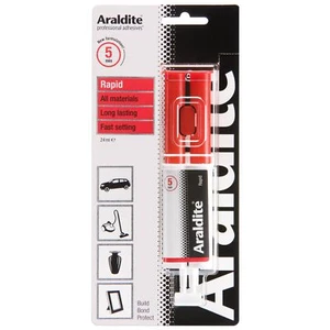 Araldite 2-teilige Rapid Epoxidspritze, 24 ml. Starker, schnell abbindender Kleber & - Bild 1 von 5