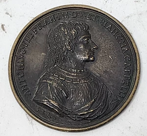 Antonivs FIL Fran I M DE ET Biancha Cappelli Medallion 3" Italy Free S&H - Picture 1 of 7