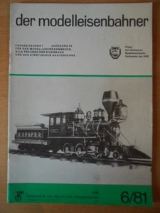 MODELLEISENBAHNER Juni 6 - 1981 Modellbau Lokomotiven Reichsbahn DDR - Picture 1 of 1