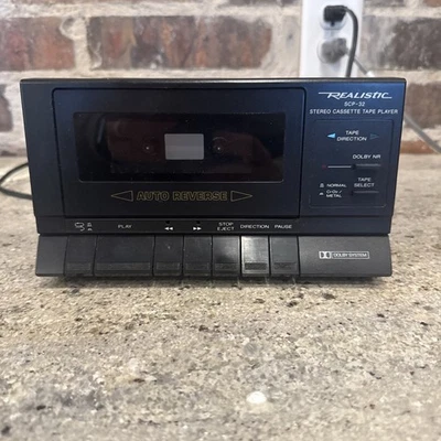 Reproductor de cinta de casete estéreo realista SCP-32 - Leer Desc. Foto 1 de 4