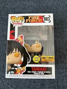 Funko Pop - #983 Tamaki Glow GITD Hot Topic Fire Force - Nuevo - Imagen 1 de 6