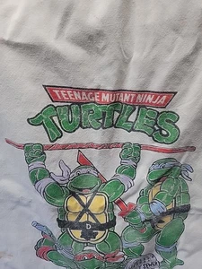 1980 TMNT Teenage Mutant Ninja Turtles Canvas Cloth Laundry Utility Bag/0925-tb3 - Picture 1 of 1