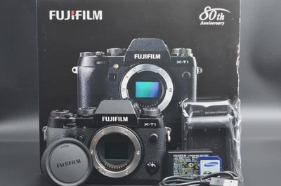 [Near MINT] Fujifilm X-T1 12 Shots! Mirrorless Digital Camera Body Black #F92 - Image 1 of 4