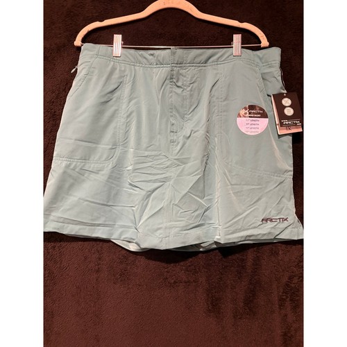 ON RUNNING Arctix Active Skort Teal 17" lunghezza donna XL (16 18) golf escursionismo