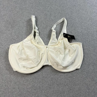 Sutiã Wacoal Underwire Feminino 42DDD Branco Figura Completa Suporte 855192 NOVO - Imagem 1 de 4