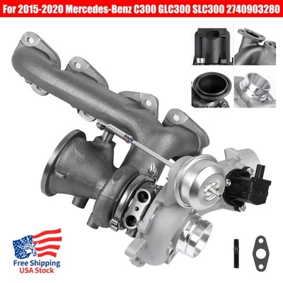 Turbocharger For Mercedes-Benz C300 2015-2020 C350E E300 2016-2018 2.0L Turbo Foto 1 de 4