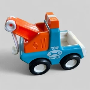 Vintage Tonka Colorful tow truck My first Tonka Truck with hook/lift rolls - Picture 1 of 7