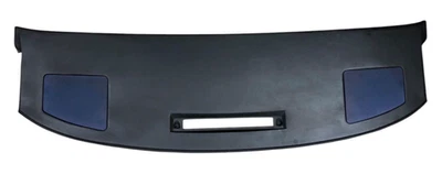 Panel de tablero superior Chevrolet Corvette 1984-1989 C-4 negro con cubierta de altavoz azul Foto 1 de 4