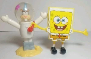 Sandy Cheeks Squirrel Pen and SpongeBob note pad 2002 viacom - Picture 1 of 2