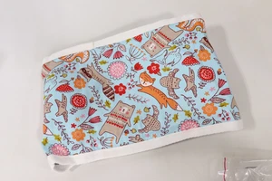 Anna & Eve - Baby Wickelgurt verstellbar nur Arme Halstuch - Woodland Blue - Bild 1 von 6