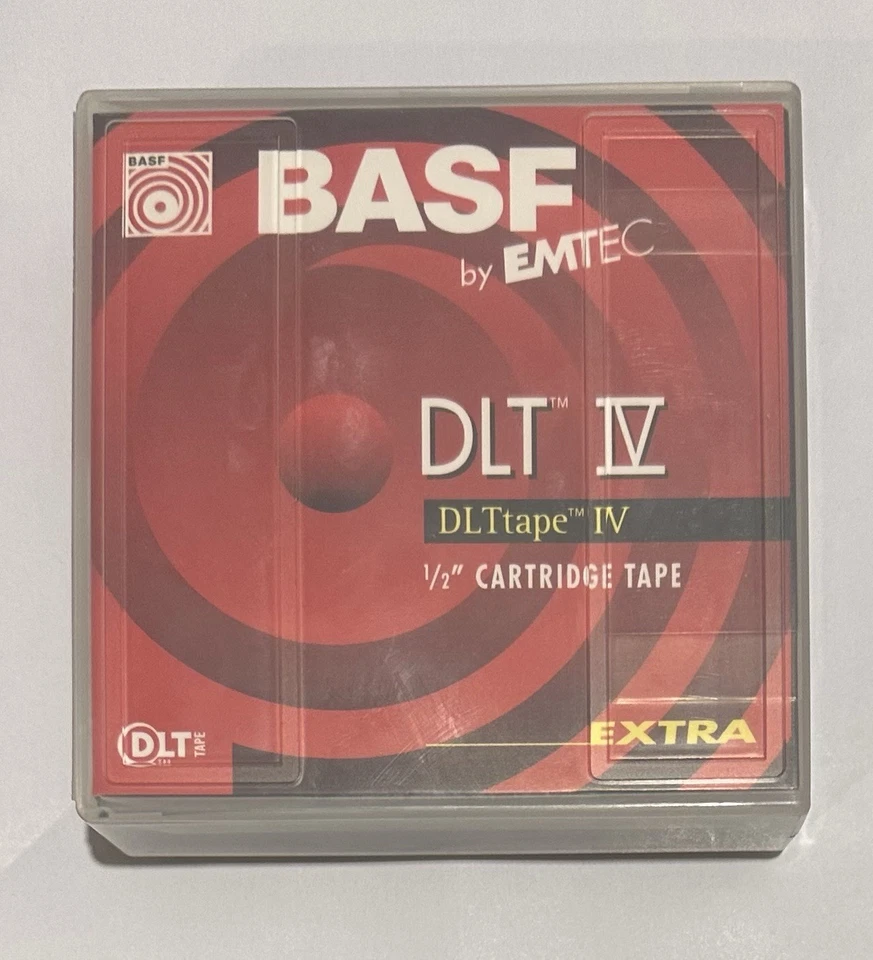 Casete BASF BY EMTEC DLT IV EXTRA 80GB Nuevo⚡ - Imagen 1 de 1