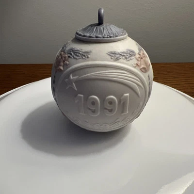 Bola adorno navideño vintage Lladro 1991 Foto 1 de 4