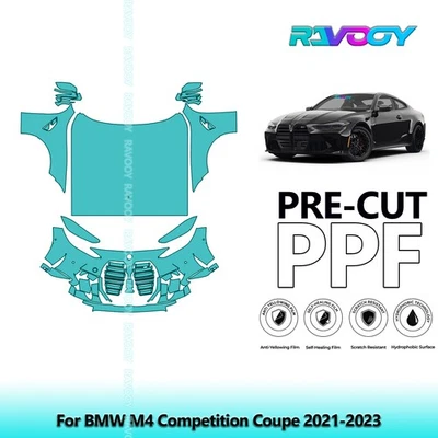 PreCut Paint Protection PPF Kit For BMW M4 Competition Coupe 2021-2023 - Image 1 of 4