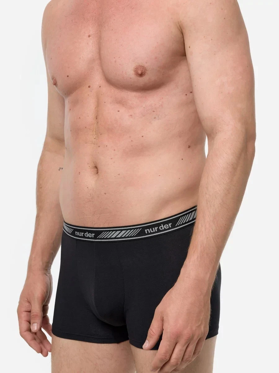 4er Pack Herren-Boxershorts – Langbeinige Retroshorts, Gestreift, Aus Baumwolle, Größen S-5XL