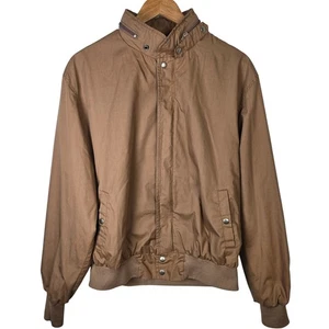 Field and Stream Mens Jacket Bomber Full Zip Brown L Large Casual Coat - Picture 1 of 10