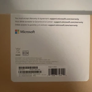 Microsoft 8X8-00141 Surface Pro Keyboard / Slim Pen 2 Built-In Touchpad - Picture 1 of 4