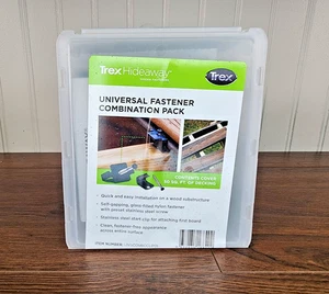 Trex Hideaway Fissaggio Universale Confezione Combo 50 Copripiedi Quadrati Nuovo - Foto 1 di 6