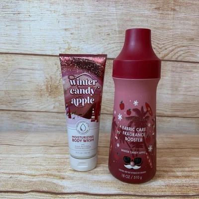BBW Winter Candy Apple Fabric Scent Booster Edición Limitada y Jabón Corporal Foto 1 de 4