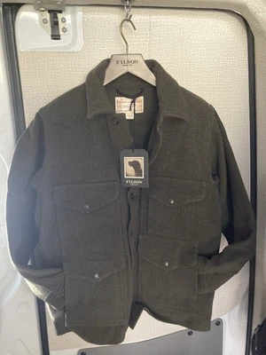 BNWT Filson Mackinaw Wool Cruiser Jacket, Forest Green, medium - Image 1 of 4
