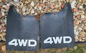 1984 - 1989 Toyota 4Runner 4WD Rear Both Pair Set Mud Flaps Guards Mudflaps OEM - Picture 1 of 2