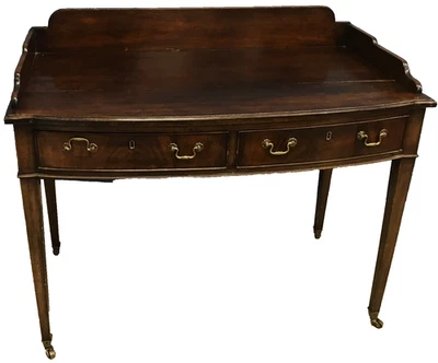 HERMOSO ESCRITORIO/MESA AUXILIAR ANTIGUO DE CAOBA GEORGIANA - MULTITUD DE USOS Foto 1 de 2