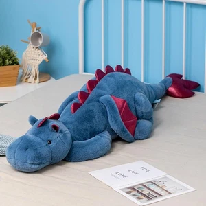 43,3 Zoll 7 Pfund blau gewichteter Drache Stofftier, groß blau gewichtet Drag... - Bild 1 von 8