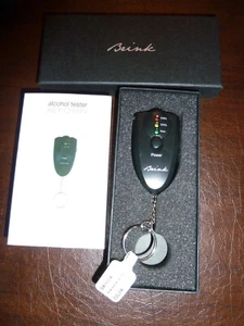 Brink KEYchain Breathalyzer Analyzer Alcohol Detector Tester NWT/box - Picture 1 of 11