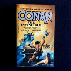 Robert Jordan - Conan - The Invincible - Tor Books - 1982 1st Ed Vintage Fantasy - Imagen 1 de 3