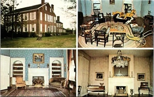 "Wickland" home of three governors Bardstown KENTUCKY CHROME POSTCARD B9 - Picture 1 of 2