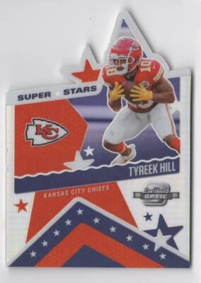 2021 PANINI OPTIC CONTENDERS SUPER STARS PRIZM Tyreek Hill - Image 1 of 2